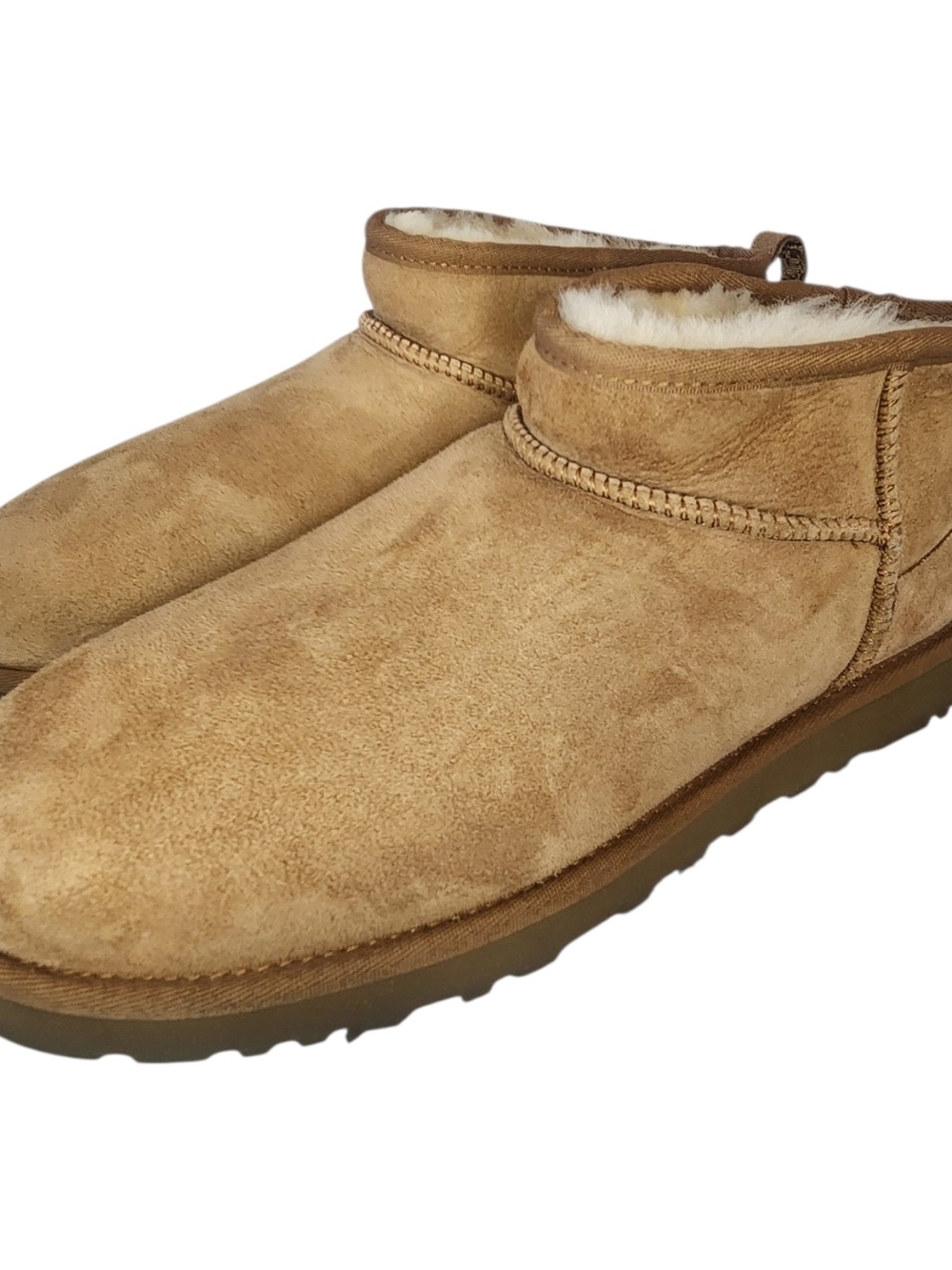 UGG Men’s SZ 11 CHESTNUT Suede CLASSIC ULTRA MINI 1137391 Boots AUTHENTIC SHOES